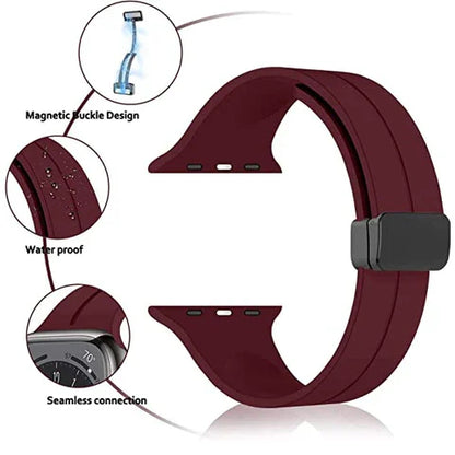 Silicone Magnetic Strap for Apple Watch