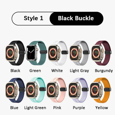 Silicone Magnetic Strap for Apple Watch