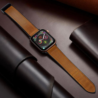 Magnetic Buckle Leather-Look Band for Apple Watch