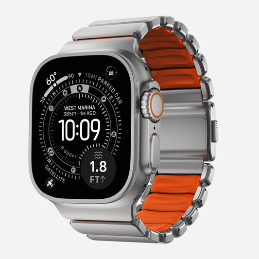 Stratos Titanium FKM Band for Apple Watch