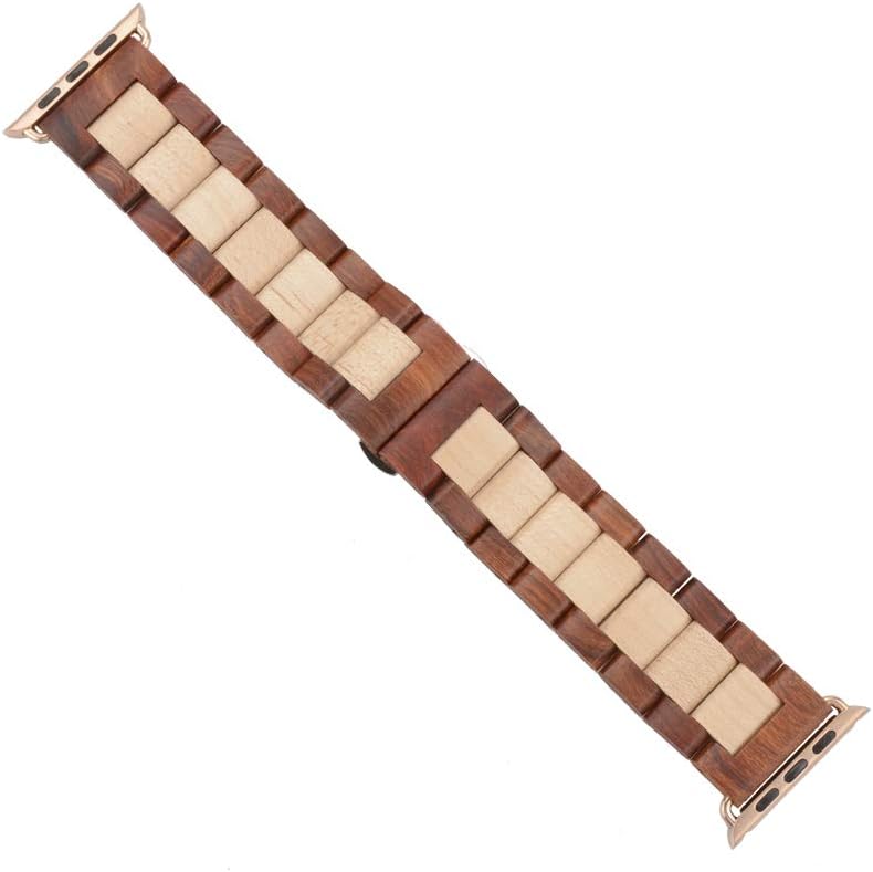 Natural sandalwood Apple watch strap