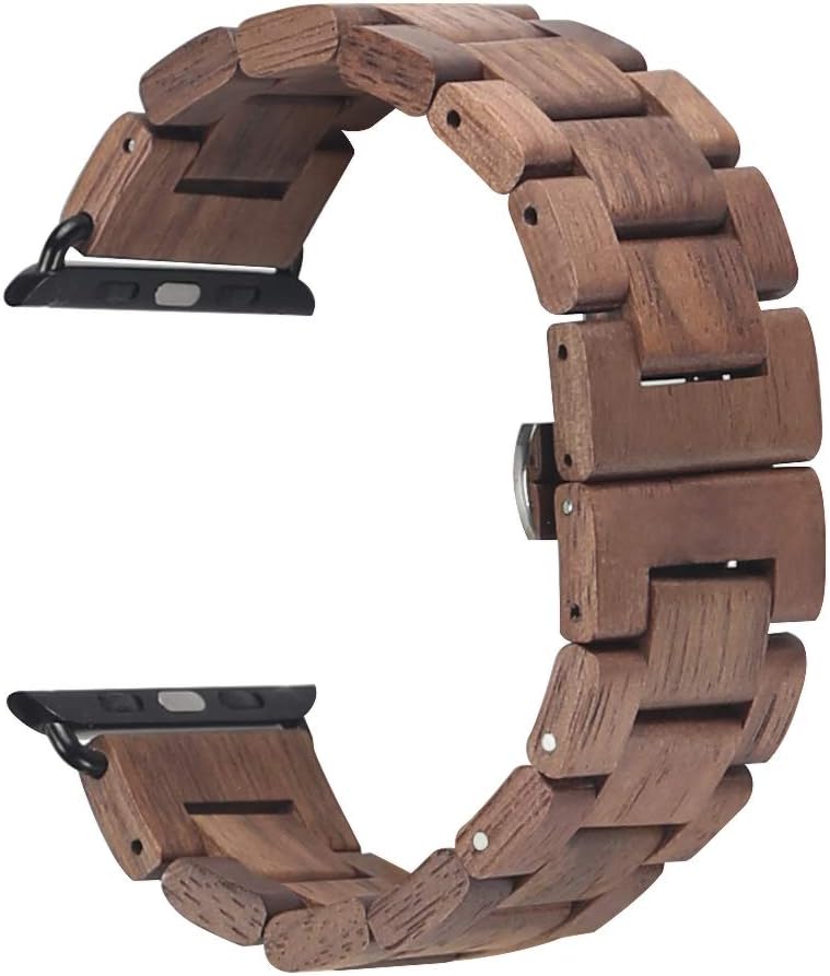 Natural sandalwood Apple watch strap