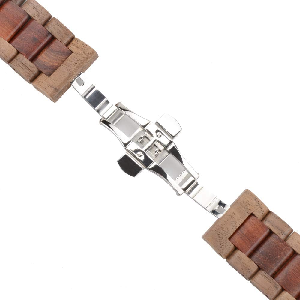 Natural sandalwood Apple watch strap
