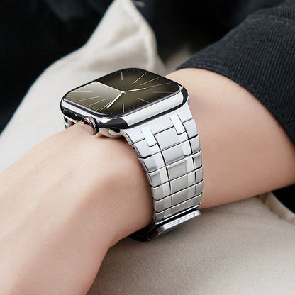 Frosted Stainless Steel Magnetic Band For Apple Watch