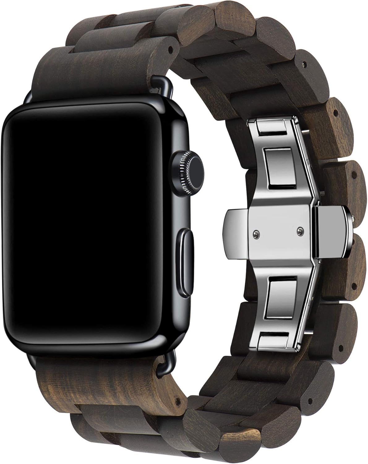 Natural sandalwood Apple watch strap