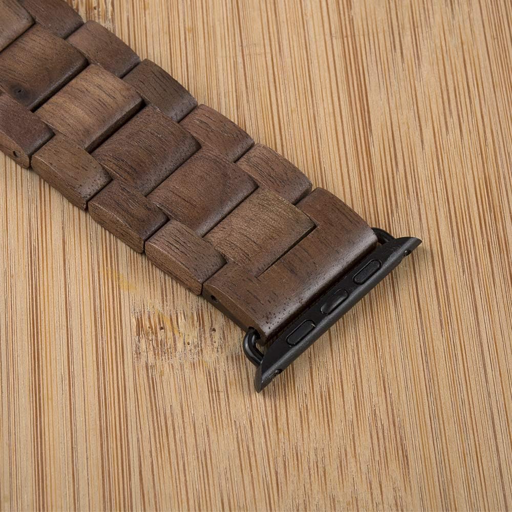 Natural sandalwood Apple watch strap