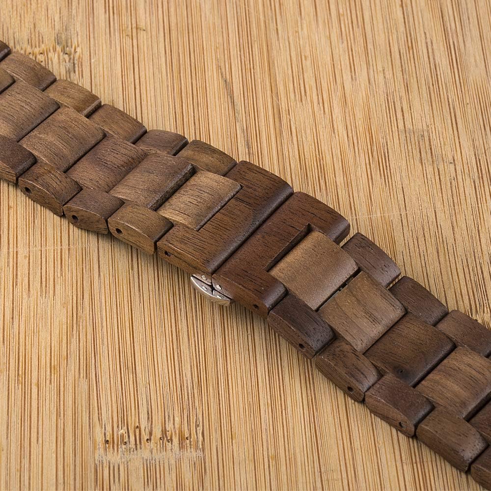 Natural sandalwood Apple watch strap