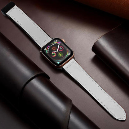 Magnetic Buckle Leather-Look Band for Apple Watch