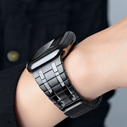 Frosted Stainless Steel Magnetic Band For Apple Watch