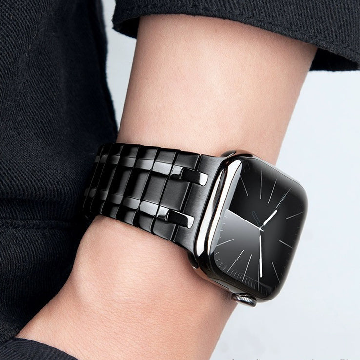 Frosted Stainless Steel Magnetic Band For Apple Watch