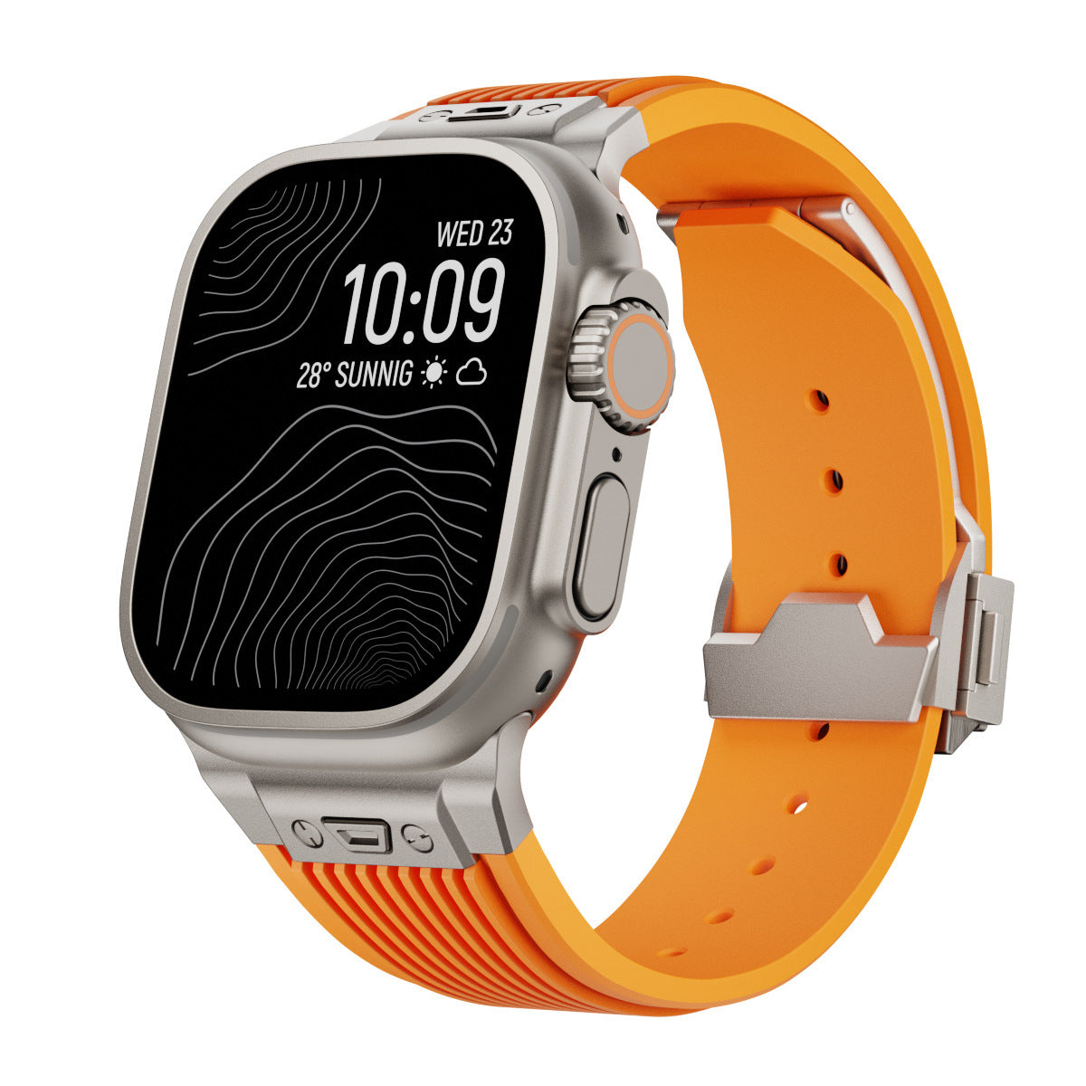 Streamlined Silicone Band For Apple Watch