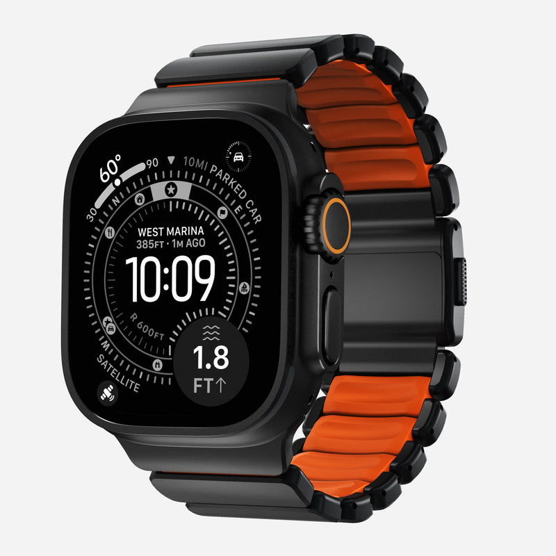 Stratos Titanium FKM Band for Apple Watch