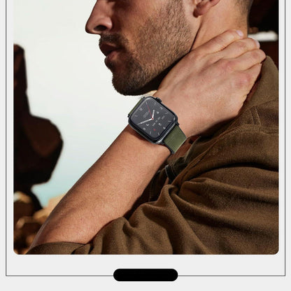 Magnetic Buckle Leather-Look Band for Apple Watch
