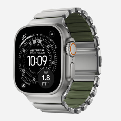 Stratos Titanium FKM Band for Apple Watch