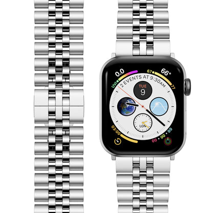 Silver Apple watch strap