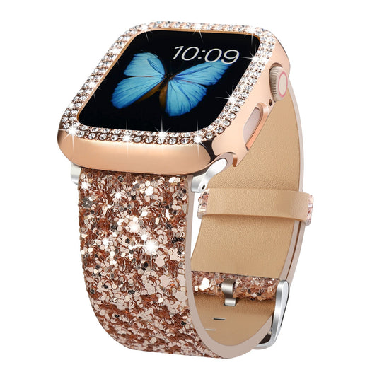 Glitter Sequin Alloy Apple Watch Strap