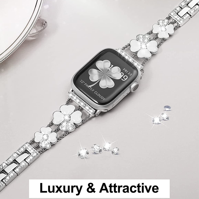 Tikband Four-Leaf Clover Watch Band For Apple Watch