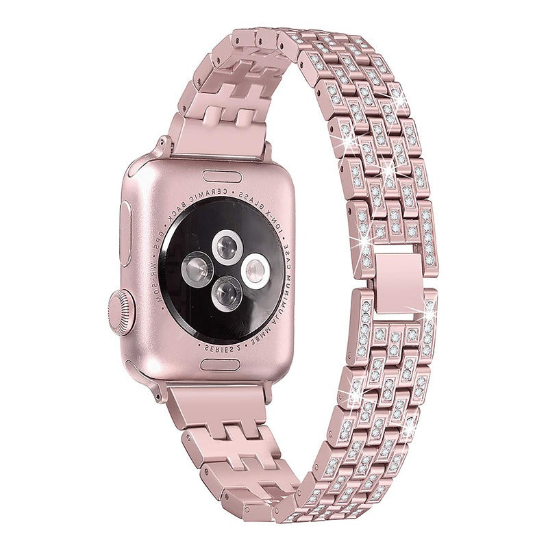Pinstripe Diamond Apple Watch Band