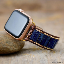 Load image into Gallery viewer, Azure Lapis Lazuli Apple Watch Strap
