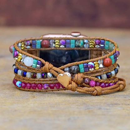 Healing Amethyst Protection Apple Watch Strap