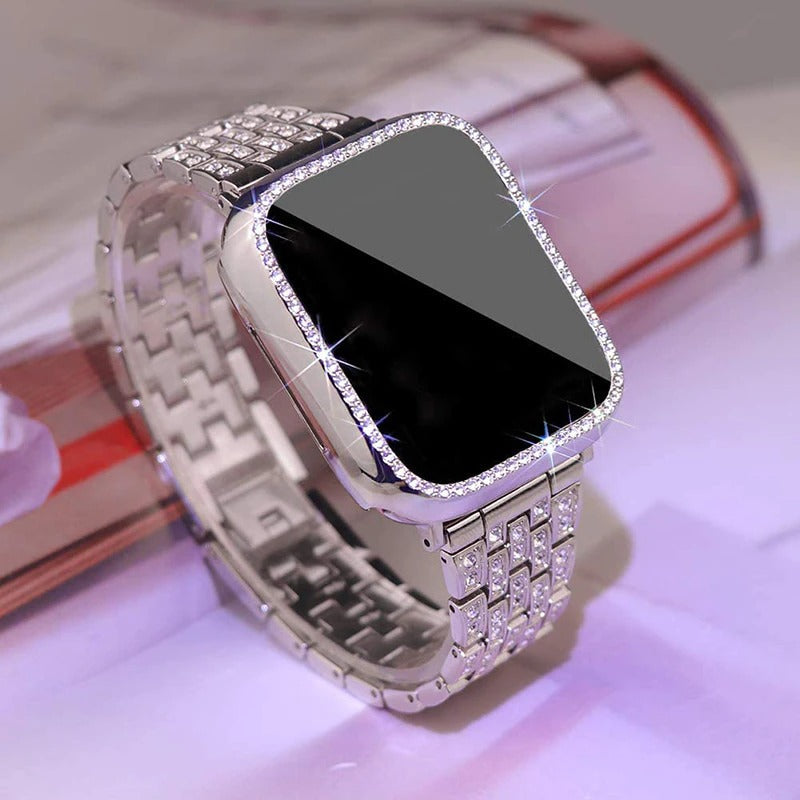 Pinstripe Diamond Apple Watch Band