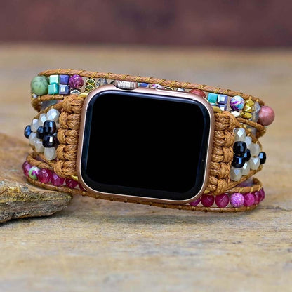 Healing Amethyst Protection Apple Watch Strap