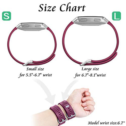 Replacement Bands Compatible for Fitbit Ionic Smart Watch, Women Men