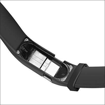 Compatible Bands Replacement for Fitbit Charge HR,Charge HR 1, with Metal Buckle Fitness Wristband Strap