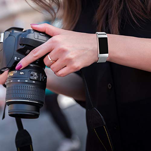 Metal Bands Compatible with Fitbit Charge 4/Charge 3/Charge 3 SE