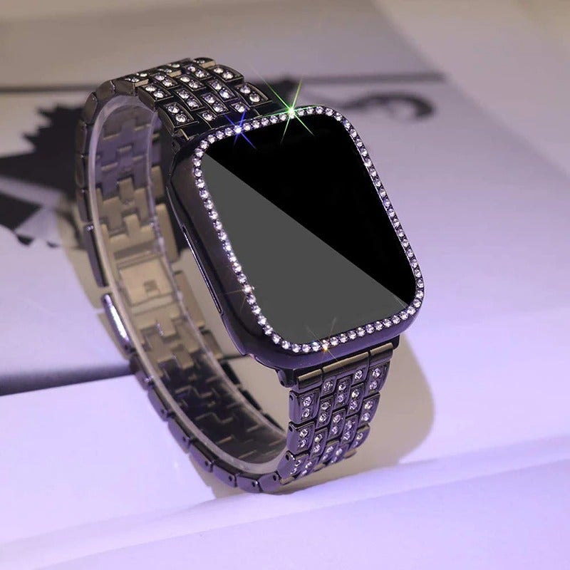 Pinstripe Diamond Apple Watch Band