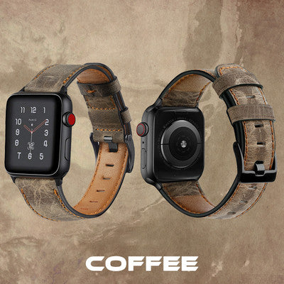 2022 new vintage cowhide leather comfortable and breathable strap