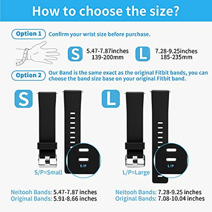 4 x Packs Soft TPU Replacement wristband for Fitbit Versa/Versa 2/Fitbit Versa Lite Smartwatch