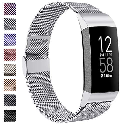 Metal Bands Compatible with Fitbit Charge 4/Charge 3/Charge 3 SE
