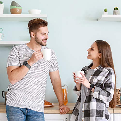 2-Pack Compatible Fitbit Versa / Fitbit Versa 2 / Fitbit Versa Lite Breathable Woven Strap