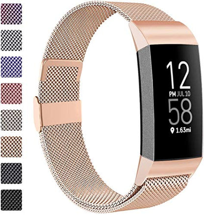 Metal Bands Compatible with Fitbit Charge 4/Charge 3/Charge 3 SE