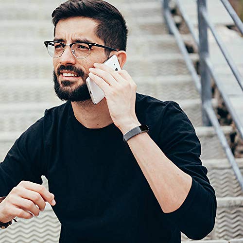 Pack 3 Replacement Band Compatible for Fitbit Alta Bands/Fitbit Alta HR Bands, Adjustable Replacement Soft Silicone Sport Bands for Woman and Men