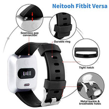 Load image into Gallery viewer, 4 x Packs Soft TPU Replacement wristband for Fitbit Versa/Versa 2/Fitbit Versa Lite Smartwatch
