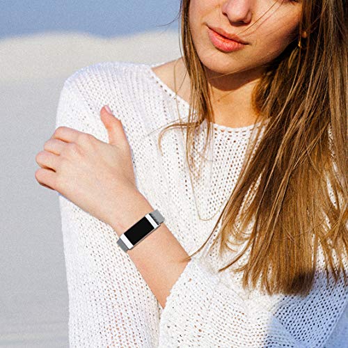 Metal Bands Compatible with Fitbit Charge 4/Charge 3/Charge 3 SE
