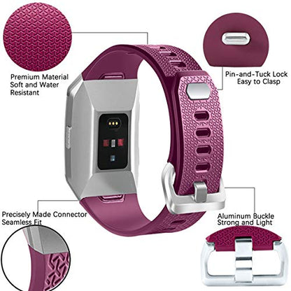 Replacement Bands Compatible for Fitbit Ionic Smart Watch, Women Men