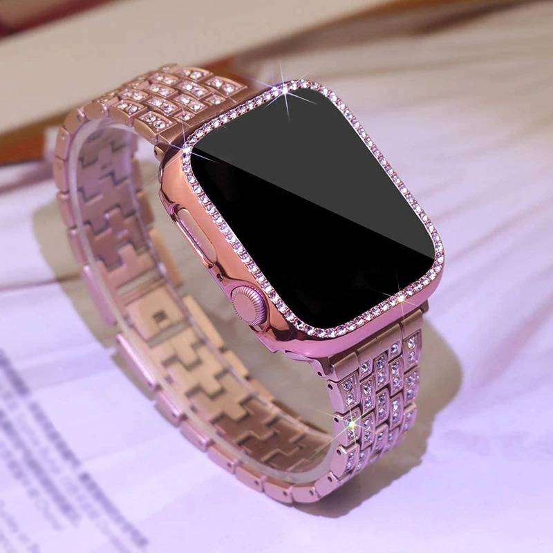 Pinstripe Diamond Apple Watch Band