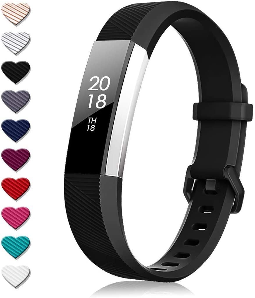 Soft Silicone Sports Replacement Accessories Bands for Fitbit Alta HR/Fitbit Alta