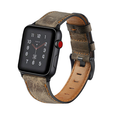2022 new vintage cowhide leather comfortable and breathable strap