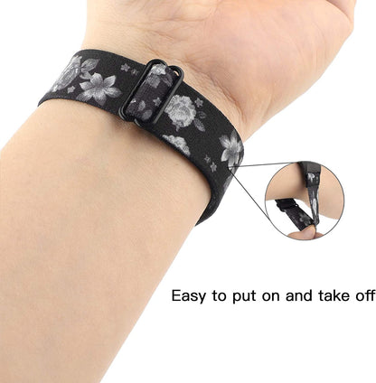 Elastic Nylon Adjustable Elastic Strap Compatible with Fitbit Charge 2 Strap