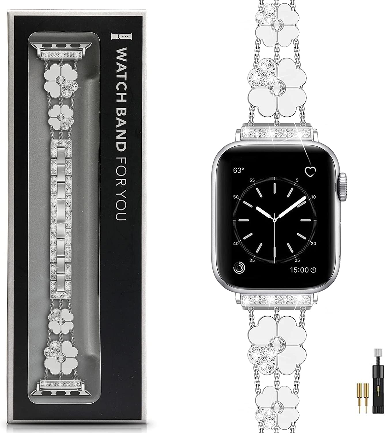 Tikband Four-Leaf Clover Watch Band For Apple Watch