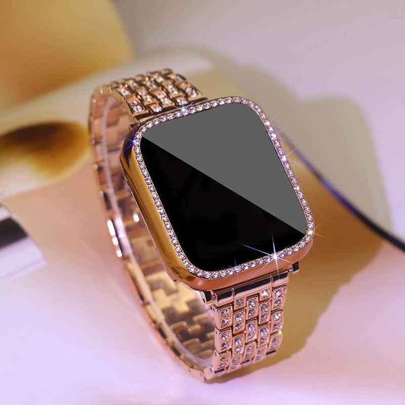Pinstripe Diamond Apple Watch Band