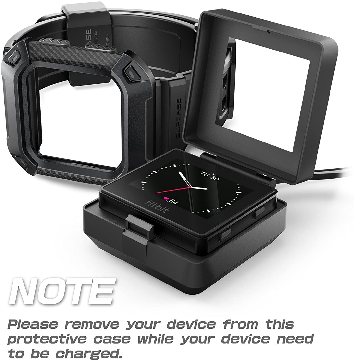 Fitbit Blaze Bands with Protective Case (Black)