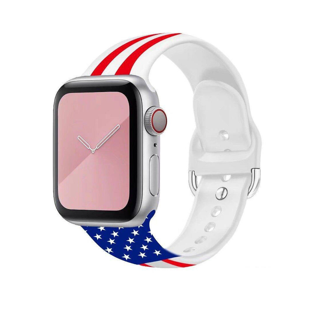 [🔥🔥🔥Hot Sale! ] New print waterproof comfortable strap(For Apple Watch 123456SE series)