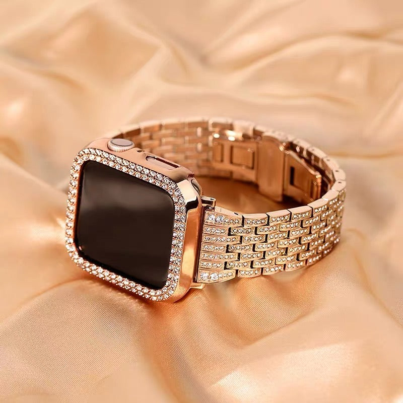 Pinstripe Diamond Apple Watch Band