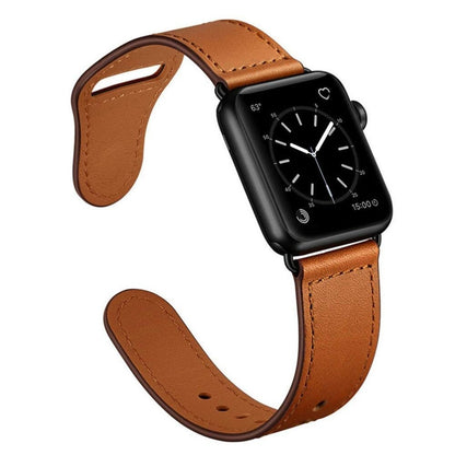 Button Buckle Leather