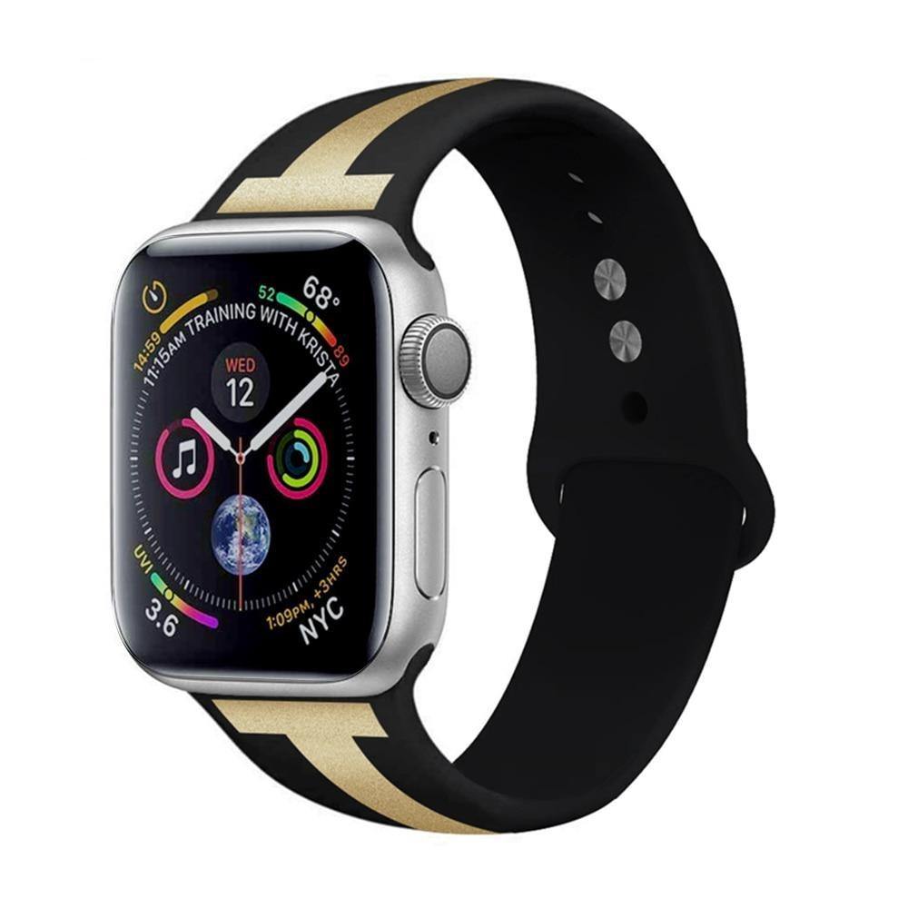 Silicone Stripe Sport Band - Luxe Strap